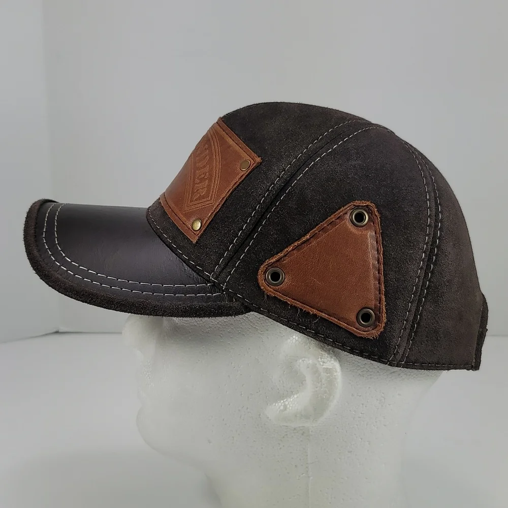 PRETENDER USA ALL-SEASON LEATHER HAT CAP - Picture 2 of 9